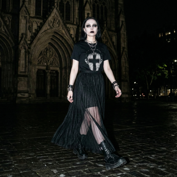 The Cross Face - Short Sleeve Tshirt