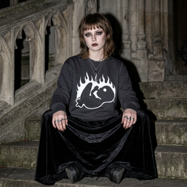 Fetus On Fire – Unisex Lightweight Crewneck Sweatshirt