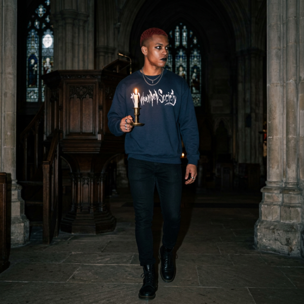 The Wounded Society Logo – Unisex Lightweight Crewneck Sweatshirt