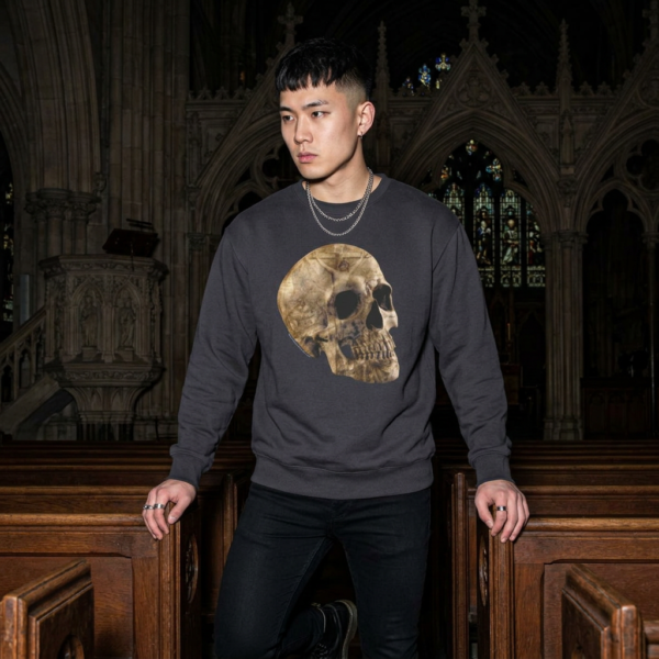Golgotha I (Color Edition) – Unisex Lightweight Crewneck Sweatshirt