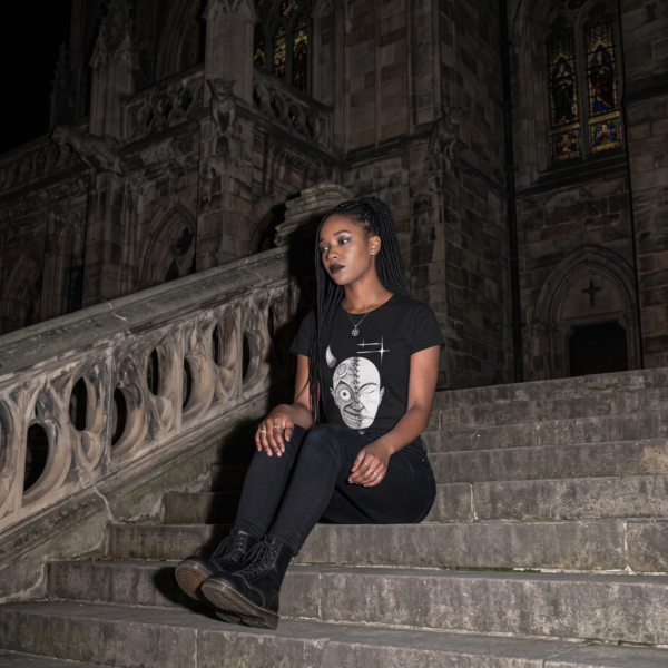 Half Face - Women's Short Sleeve Tshirt