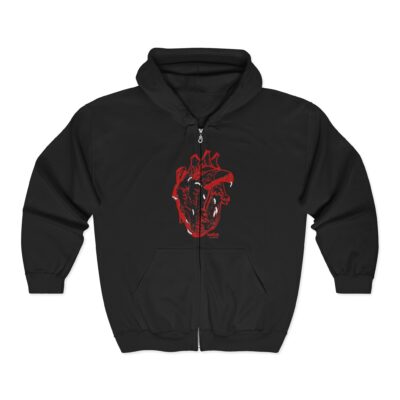 The Sinful Heart – Full Zip Hooded Sweatshirt