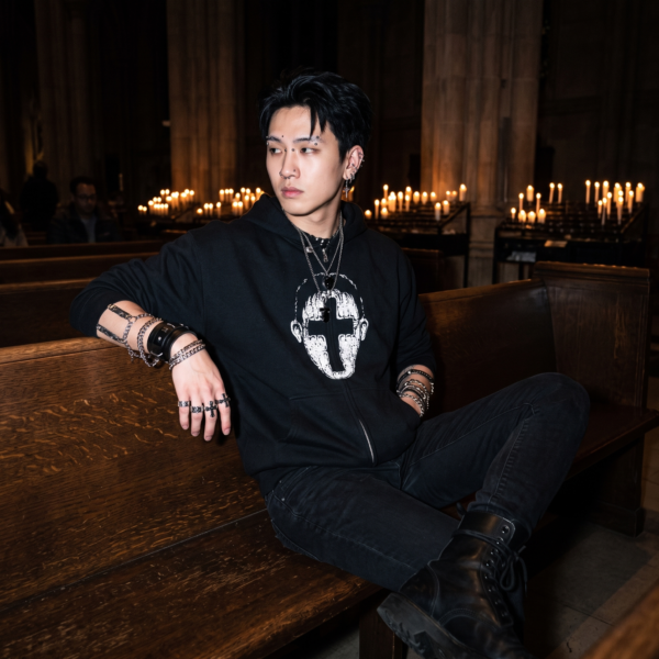 Cross Face - Full Zip Hooded Sweatshirt