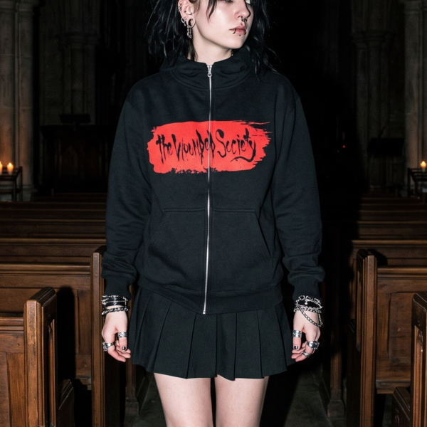 The Wounded Society Passover Logo – Full Zip Hooded Sweatshirt
