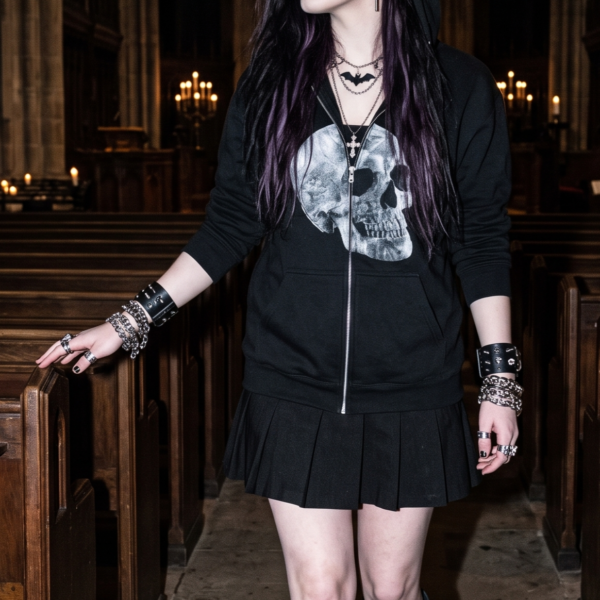 Golgotha I - Full Zip Hooded Sweatshirt