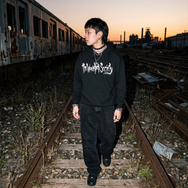The Wounded Society Logo – Pullover Hooded Sweatshirt